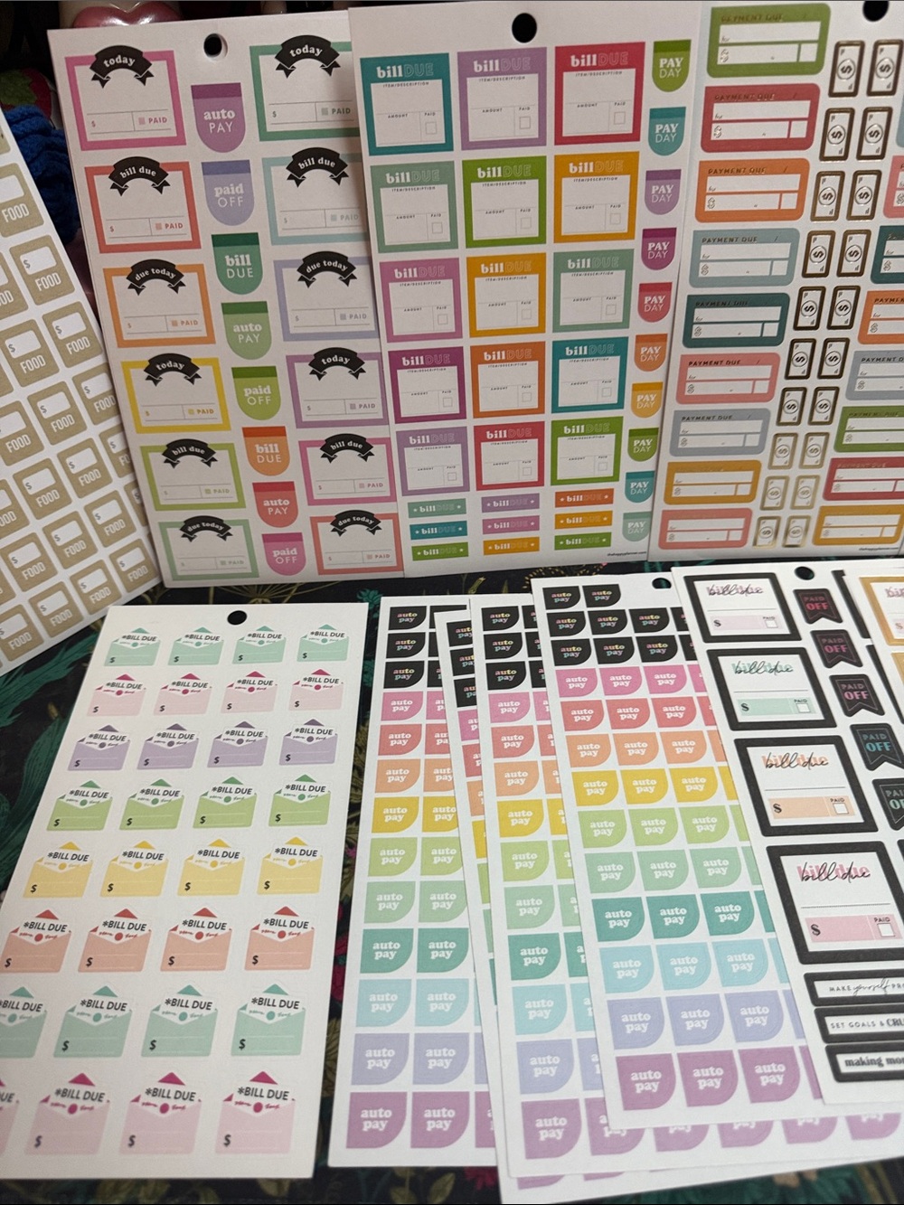Happy Planner - Budget themed random sticker bundle - SEE PICS - Picture 11 of 13